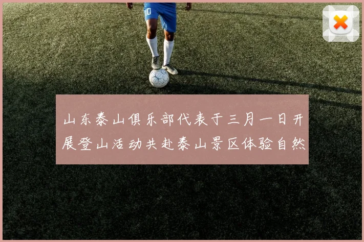 山东泰山俱乐部代表于三月一日开展登山活动共赴泰山景区体验自然之美